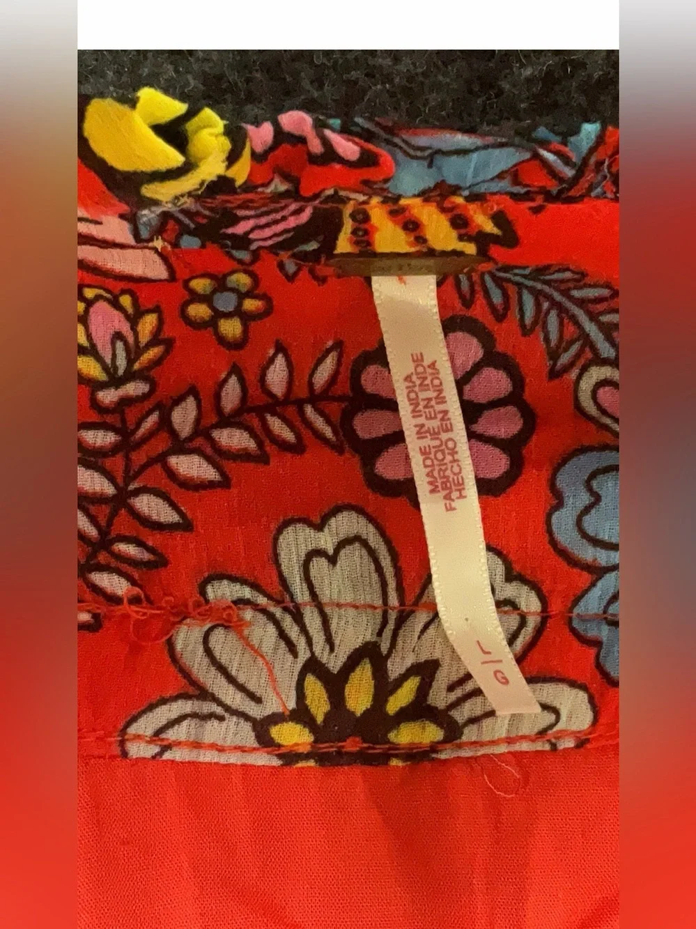 Free People Cassis Printed Chiffon Floral Maxi Dress Red Size Large